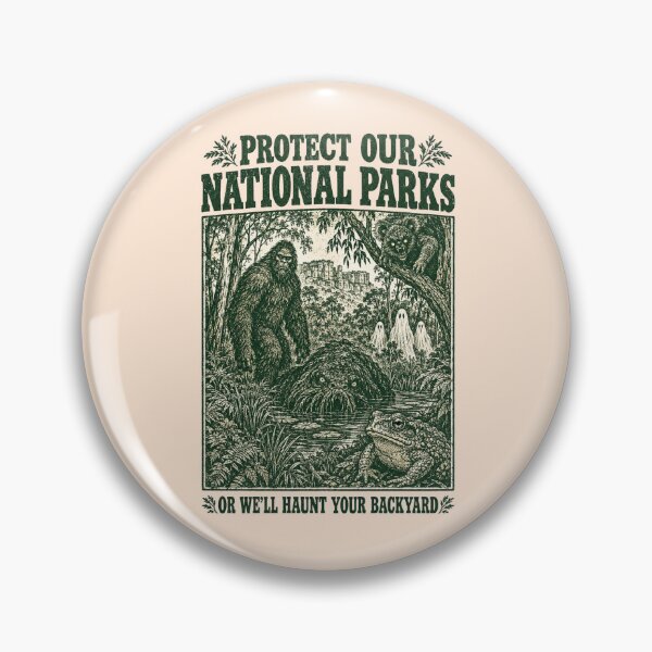 Item preview, Protect Kakadu National Park Haunted Cryptid Yowie Auatralia Halloween designed and sold by Yellowriversss.