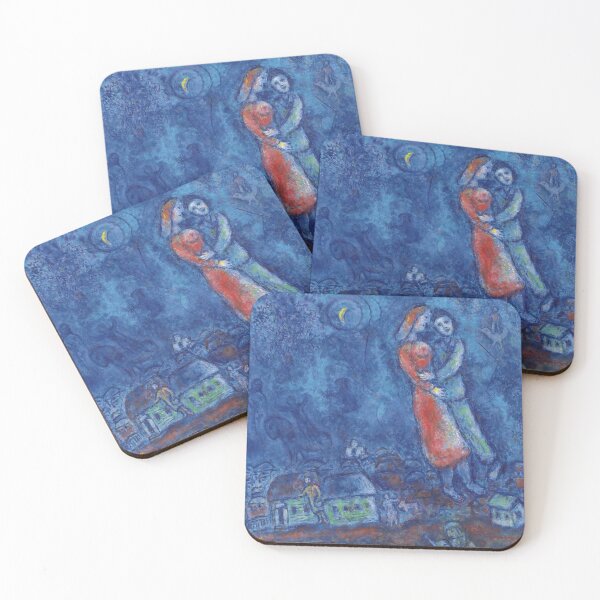 Aperçu de l'œuvre Les Amants Marc Chagall créée et vendue par Matari-matari.