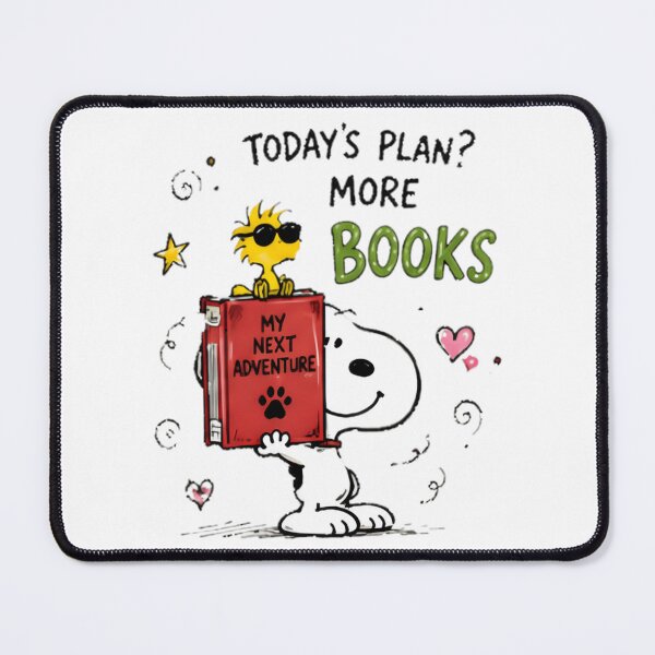 Item preview, Peanuts Snoopy Today's Plan? More Books designed and sold by Sapphirajorie.