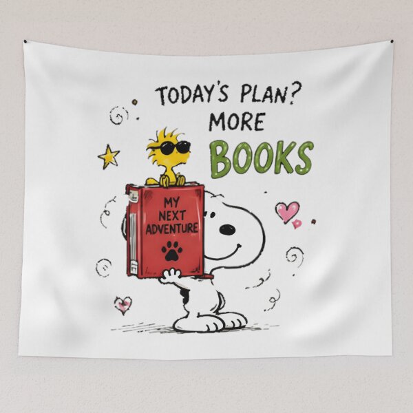 Item preview, Peanuts Snoopy Today's Plan? More Books designed and sold by Sapphirajorie.