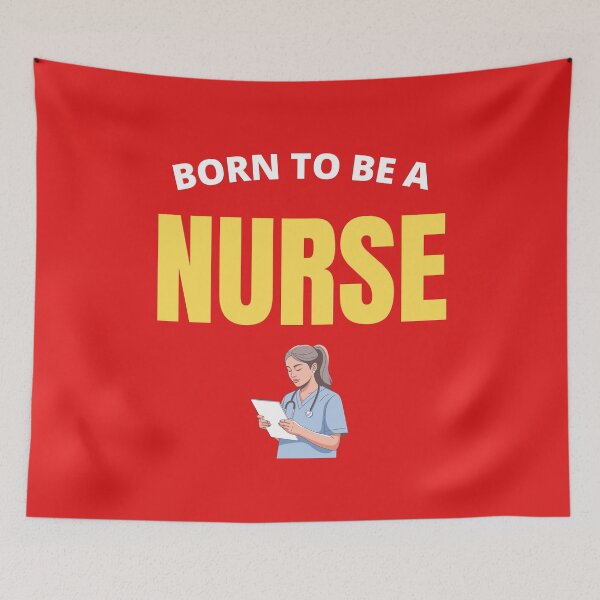 Item preview, Born to be a Nurse designed and sold by fev-rocks.