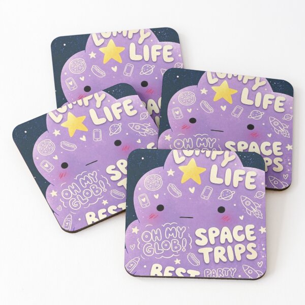 Item preview, Lumpy Space Princess Floats into Orbit and Accidental Hot Dog Delivery Collisions  designed and sold by Print Fiction.