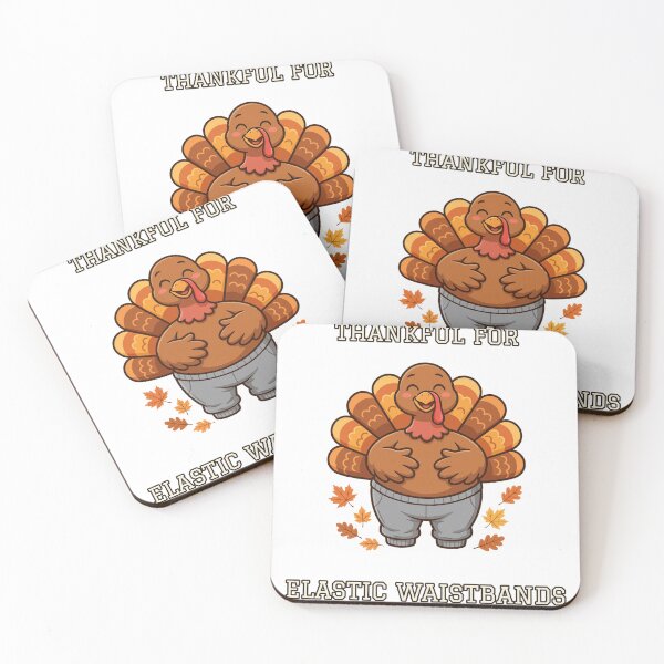 Item preview, Thankful for Elastic Waistbands Funny Thanksgiving Shirt designed and sold by ThePunTeeCo.