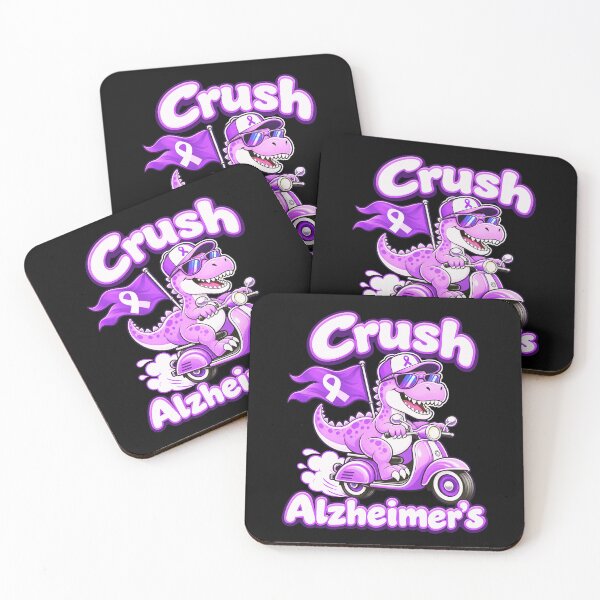 Item preview, Crush Alzheimer's Awareness Support Fighter Family designed and sold by FolkGraphics.