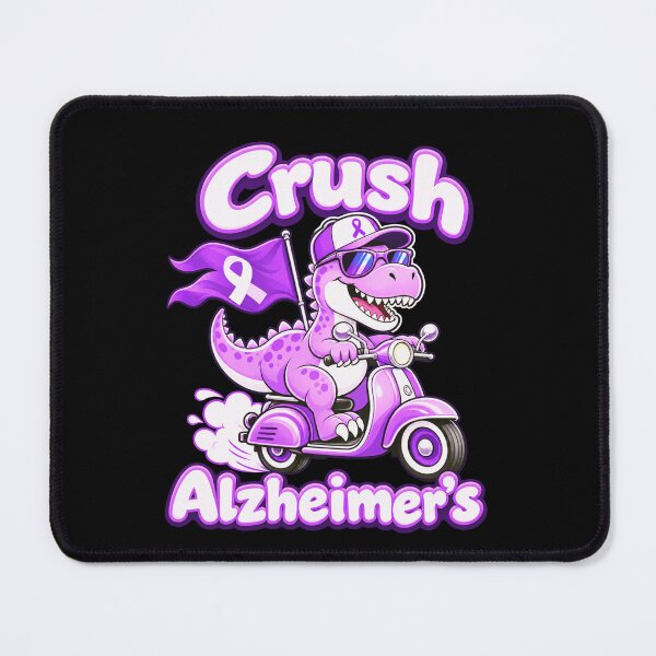 Item preview, Crush Alzheimer's Awareness Support Fighter Family designed and sold by FolkGraphics.