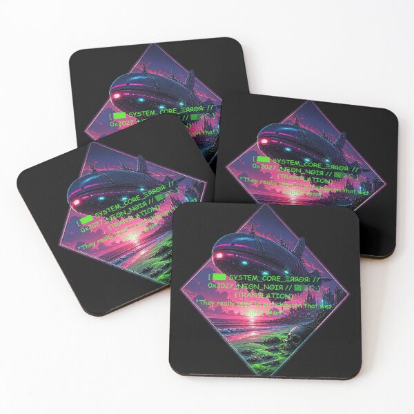 Item preview, Cyberpunk Blimp Airship Geometric Diamond Toxic Beach designed and sold by LazyDayzCo.