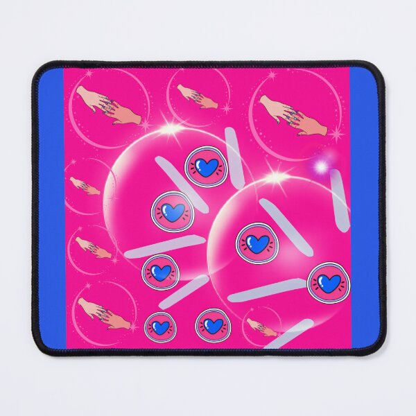 Item preview, Vibrant Pink Magic and Connected Hearts Pattern designed and sold by Azurart2.