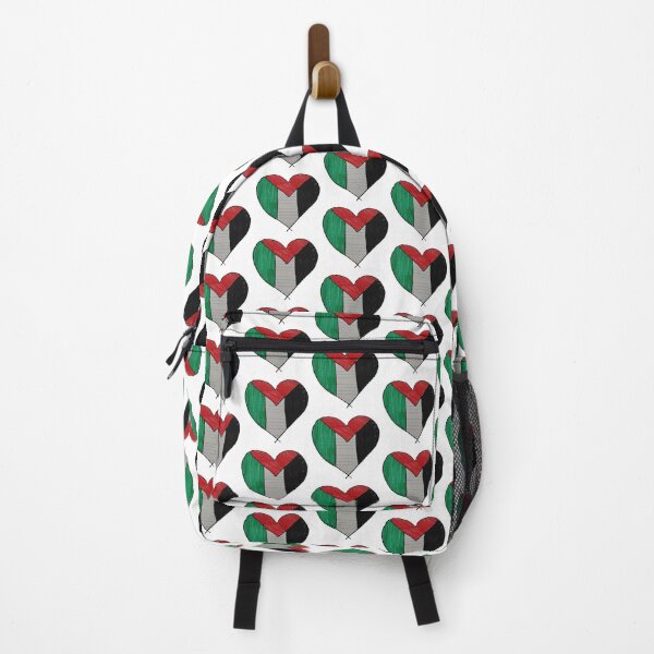 Item preview, Palestinian Flag Heart Drawn by Muhammad (12) in Gaza designed and sold by Warrior Woman Gaza.