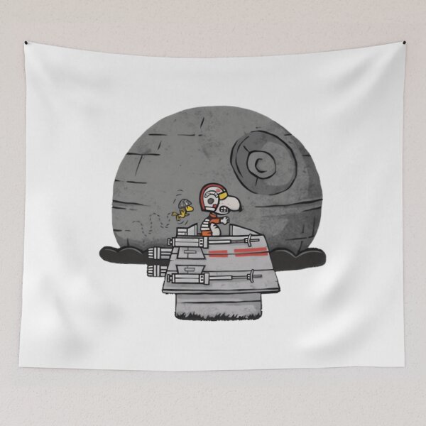 Item preview, Peanuts Snoopy Red Leader Death Star designed and sold by Sapphirajorie.