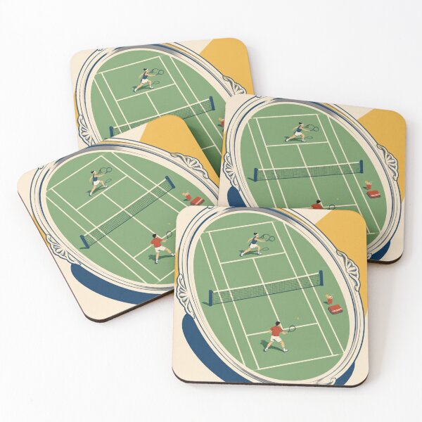 Item preview, Retro Tennis Club on Silver Tray designed and sold by ayylucyy.