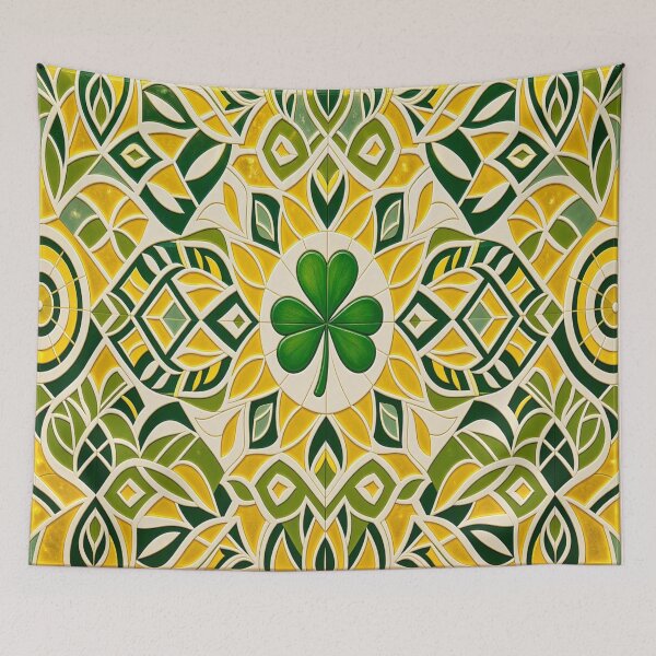 Item preview, Celtic Mosaic Owl and Shamrock Pattern Collection designed and sold by Breezes-of-Ida.