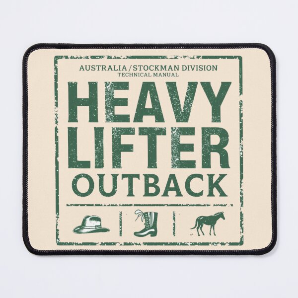 Item preview, Heavy Lifter Outback Stockman Technical Manual Australia Work Out designed and sold by Yellowriversss.