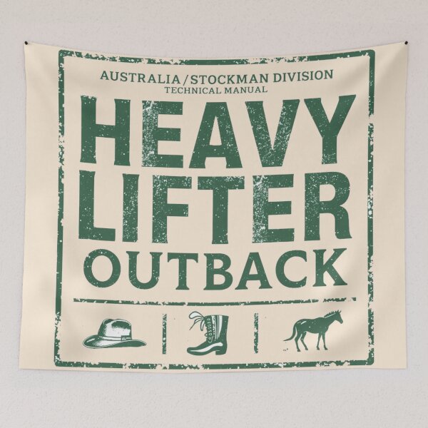 Item preview, Heavy Lifter Outback Stockman Technical Manual Australia Work Out designed and sold by Yellowriversss.