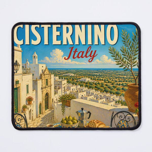 Item preview, Cisternino Italy – Vintage Village Travel Poster designed and sold by LSVart.