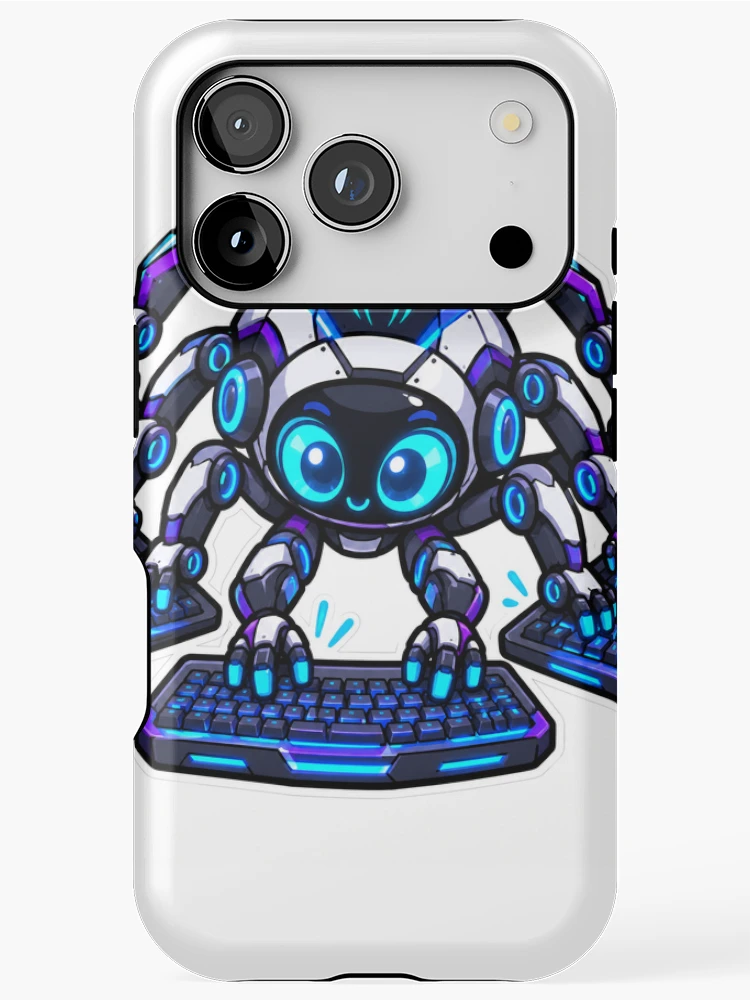 Thumbnail 1 of 4, iPhone Case, Spider AI designed and sold by Rikkimaru07.