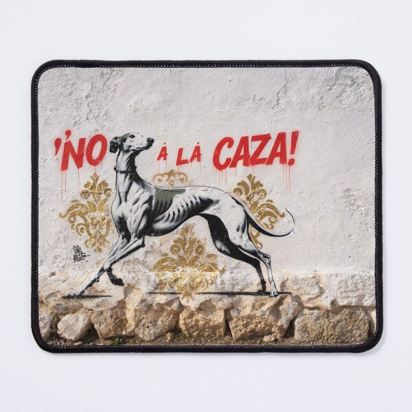 Artikelvorschau, GALOGO - Street Variations - No a la caza_04 entworfen und verkauft von GALOGO – Art for Sighthounds & Animal Welfare.