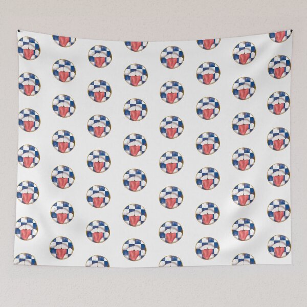 Item preview, Rebel Lips Pop Art – blocks blue white pink tongue designed and sold by GoldenRebels.