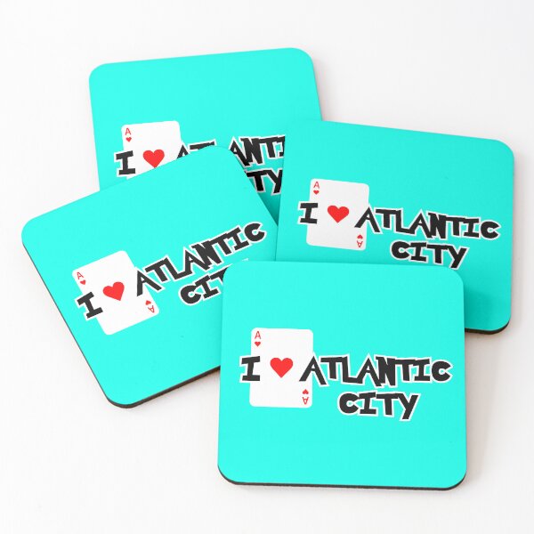 Item preview, I Heart Atlantic City (Ace of Hearts) designed and sold by Karate Octopus.