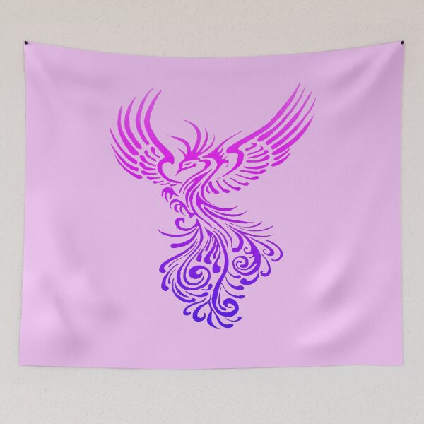 Item preview, Phenex Design Pink-Lilac Color-Blend Tattoo-Style designed and sold by taiche.