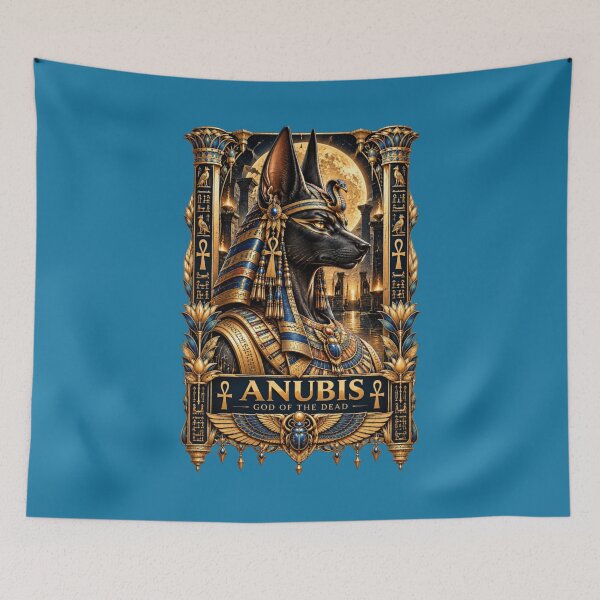 Item preview, Anubis | Egyptian God of Death and Afterlife | Egyptian Art Collection designed and sold by Zaru Art Studio.