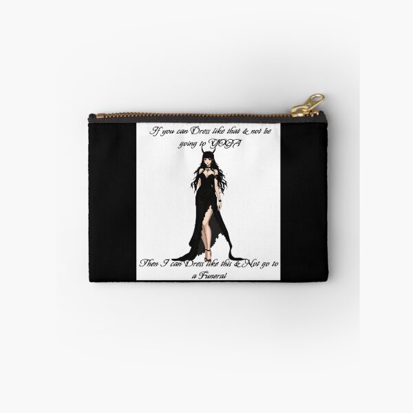 Item preview, Humorous Yoga and Funeral Dress Code Funny Quote Design designed and sold by Haleem Salama.