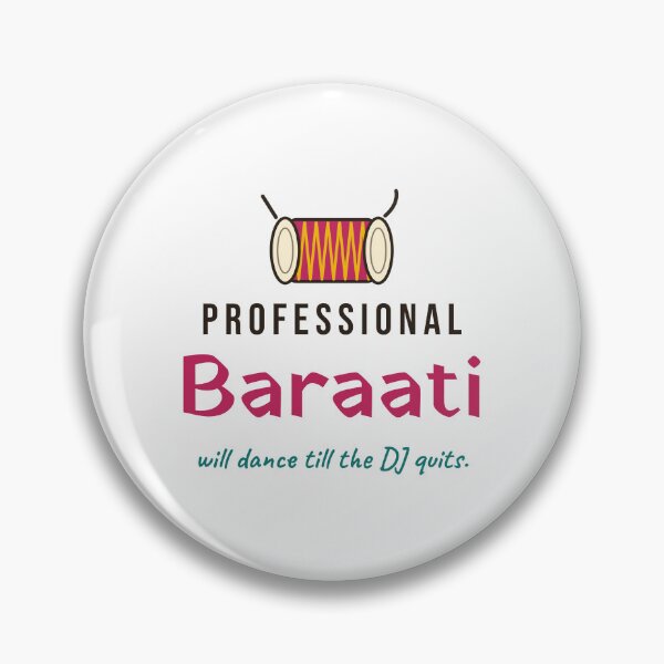 Artikelvorschau, Professioneller Baraati: Wird tanzen, bis der DJ aufhört entworfen und verkauft von Diya & Dot.