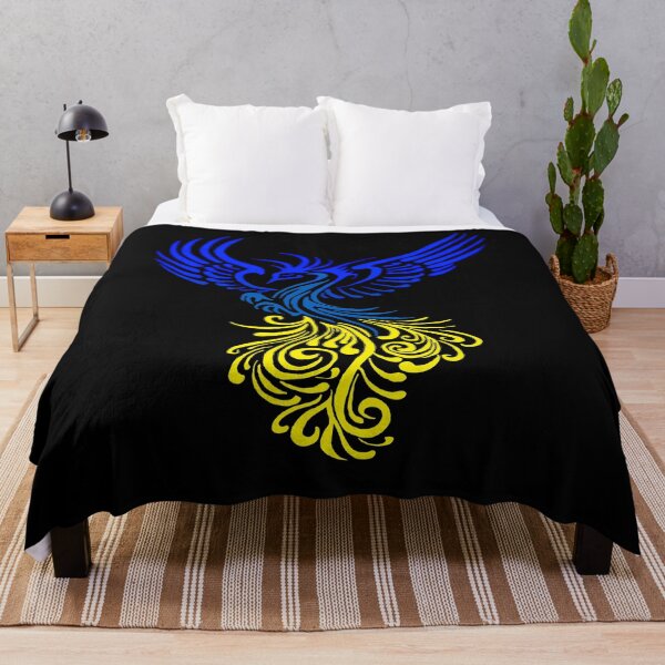 Item preview, Phenex Design Blue-Yellow Color-Blend Tattoo-Style designed and sold by taiche.