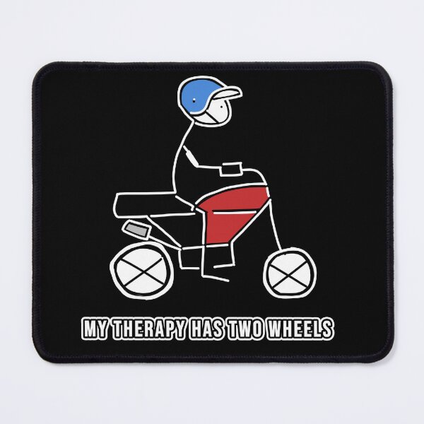 Item preview, My Therapy Has Two Wheels Funny Motorcycle Riding Biker designed and sold by Shopovibe.