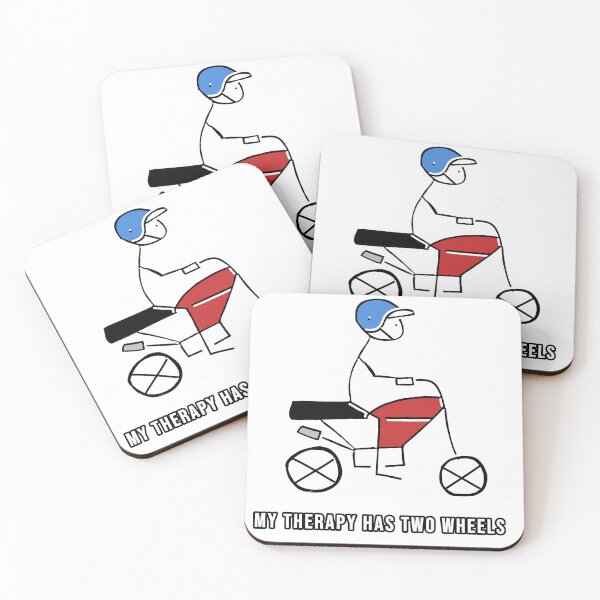 Item preview, My Therapy Has Two Wheels Funny Motorcycle Riding Biker designed and sold by Shopovibe.