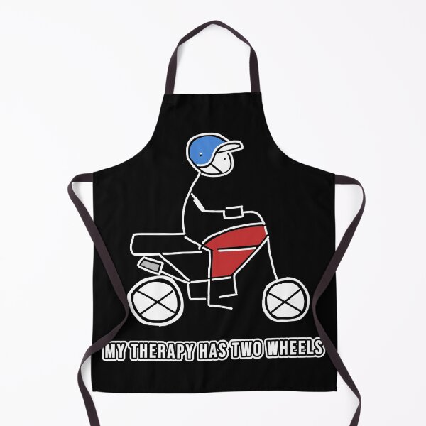 Item preview, My Therapy Has Two Wheels Funny Motorcycle Riding Biker designed and sold by Shopovibe.
