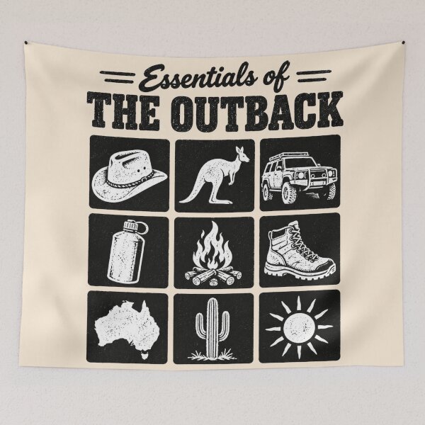 Item preview, Essentials Of The Outback Camping  designed and sold by Yellowriversss.