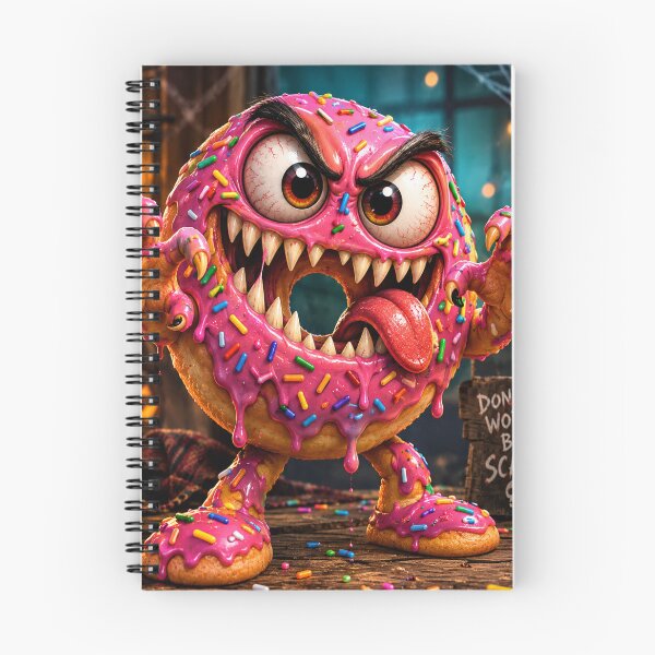 Item preview, Scary donut monster designed and sold by urbanshop7.