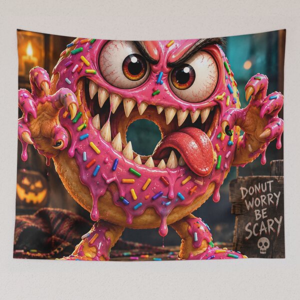 Item preview, Scary donut monster designed and sold by urbanshop7.