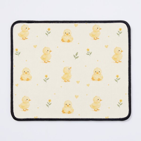 Item preview, Fluffy Duckling Yellow Daisy Pattern designed and sold by Luv4tete.