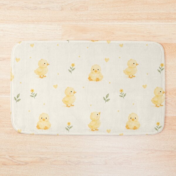 Item preview, Fluffy Duckling Yellow Daisy Pattern designed and sold by Luv4tete.