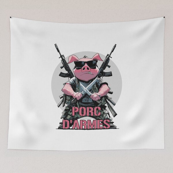 Item preview, WAR PIG! - Hunting or military pig designed and sold by francoisville.