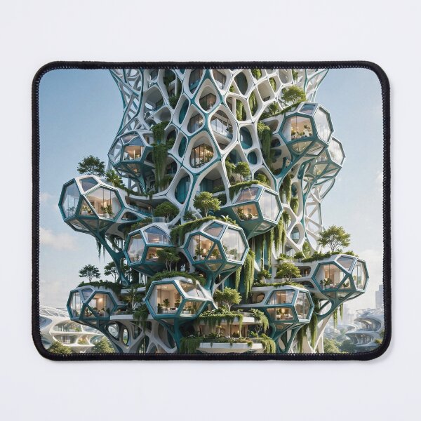 Item preview, Parametric Honeycomb Tower | Futuristic Green Architecture designed and sold by Robert Lucio.