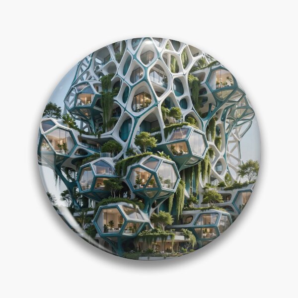 Item preview, Parametric Honeycomb Tower | Futuristic Green Architecture designed and sold by Robert Lucio.