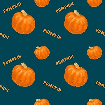 Artwork thumbnail, Pumpkin pattern by Gaillycools
