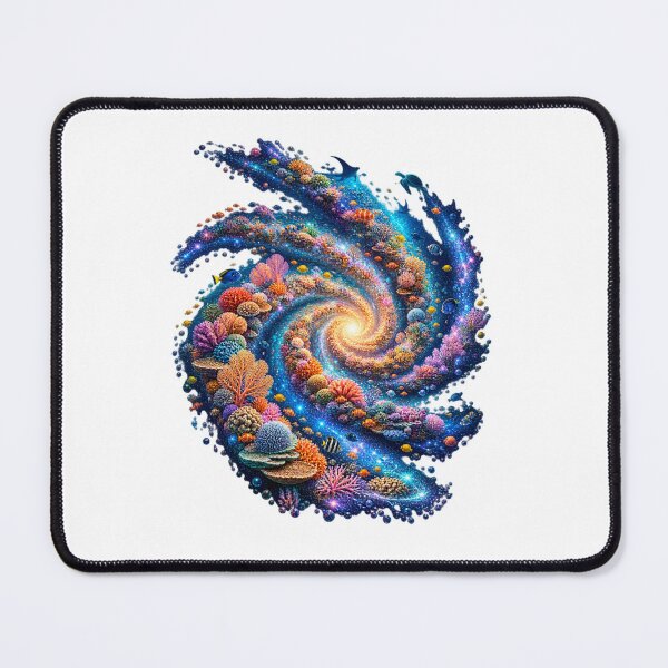 Item preview, Coral Reef Galaxy – Cosmic Ocean Underwater Nature Art designed and sold by okay 2 look .