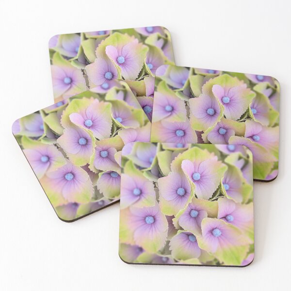 Item preview, ​Purple and Green Hydrangea Botanical Flower Close Up designed and sold by MatiolaScentArt.
