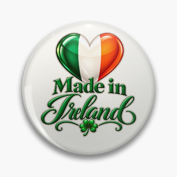 Artikelvorschau, Made in Ireland – Irish Heritage Heart & Shamrock entworfen und verkauft von HO•Designs.