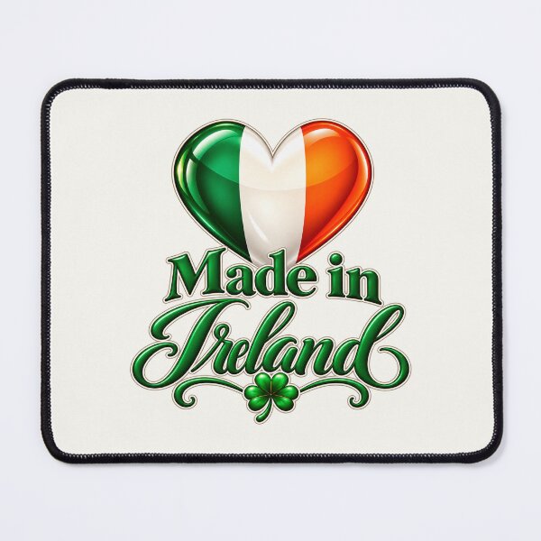 Artikelvorschau, Made in Ireland – Irish Heritage Heart & Shamrock entworfen und verkauft von HO•Designs.