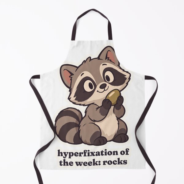 Item preview, ADHD Raccoon Hyperfixation of the Week Rocks designed and sold by OuqCreations.
