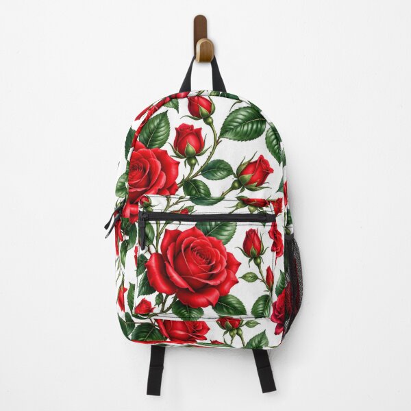 Item preview, Red rose floral pattern designed and sold by urbanshop7.
