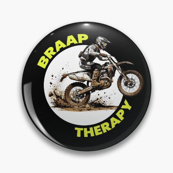 Item preview, Funny Dirt Bike Brap Therapy Motocross Shirt designed and sold by PepolArt.