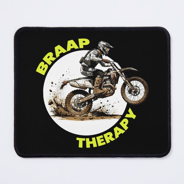 Item preview, Funny Dirt Bike Brap Therapy Motocross Shirt designed and sold by PepolArt.
