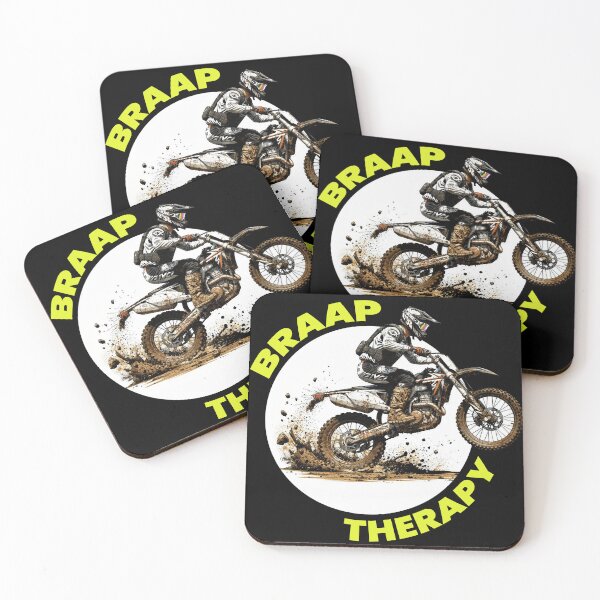 Item preview, Funny Dirt Bike Brap Therapy Motocross Shirt designed and sold by PepolArt.