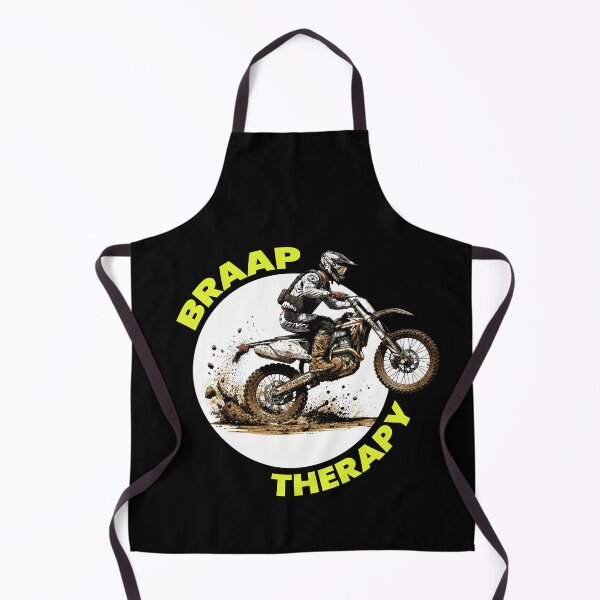 Artikelvorschau, Lustiges Dirtbike Brap Therapy Motocross-Shirt entworfen und verkauft von PepolArt.