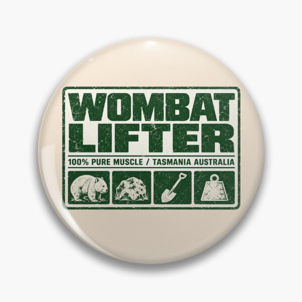 Item preview, Wombat Lifter Tasmania Pure Muscle Gym Australia Workout designed and sold by Yellowriversss.